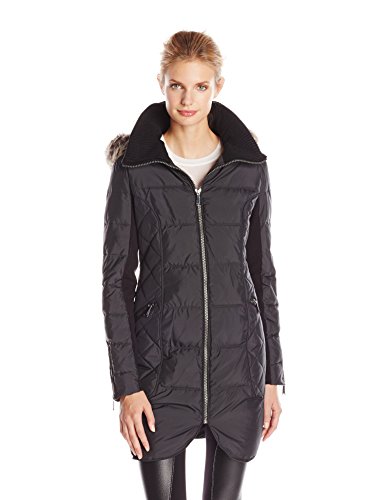 women's down coat with fur hood