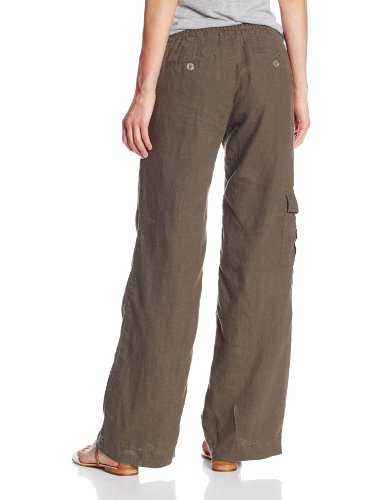 KUT from the Kloth Women's Grayson Linen Pant, Olive, 8 - Top Fashion Web