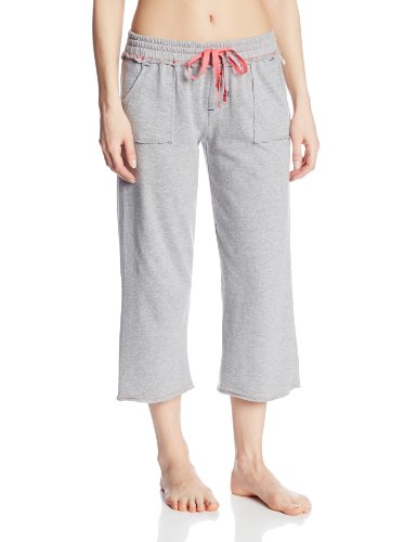 Tommy Hilfiger Women's Patch Pocket Sleep Capri, Heather Grey, Large ...