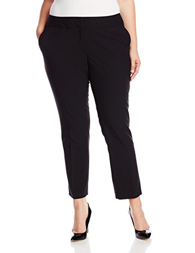 Vince Camuto Women's Plus-Size New Skinny Ankle Pant, Rich Black, 24W ...